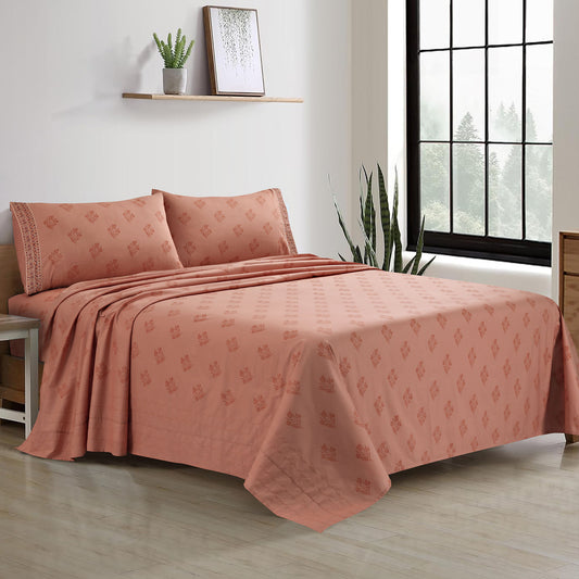 PRINTED BED SHEET SET