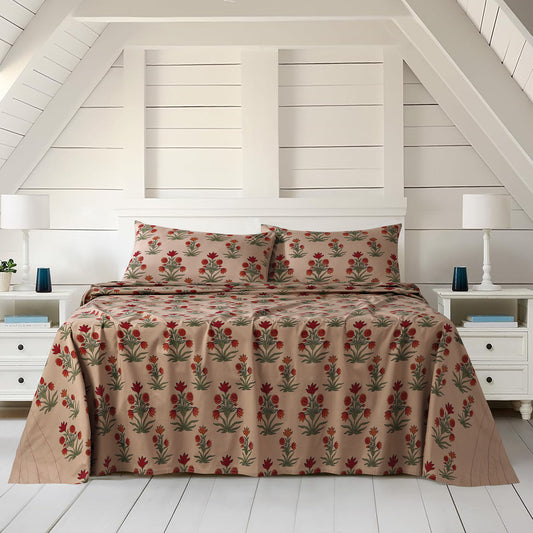 PRINTED BED SHEET SET