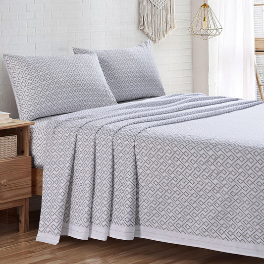 PRINTED BED SHEET SET