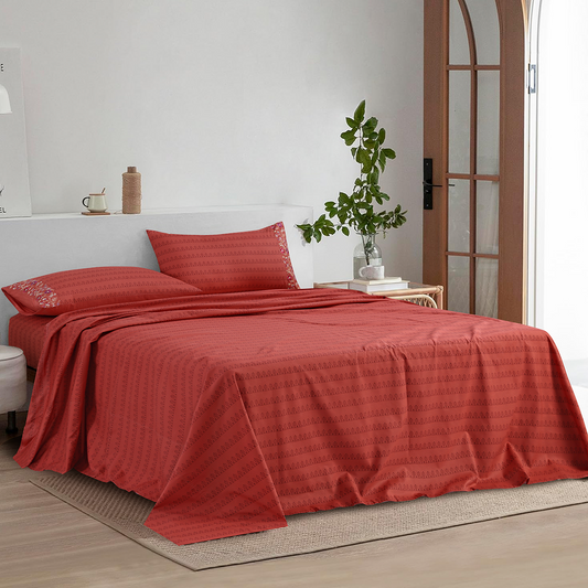 PRINTED BED SHEET SET