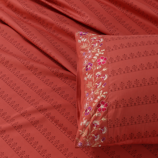 PRINTED BED SHEET SET