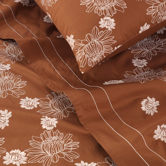 PRINTED BED SHEET SET