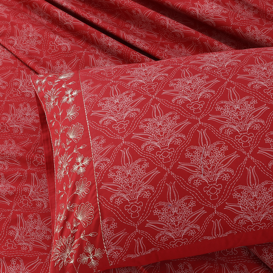 PRINTED BED SHEET SET