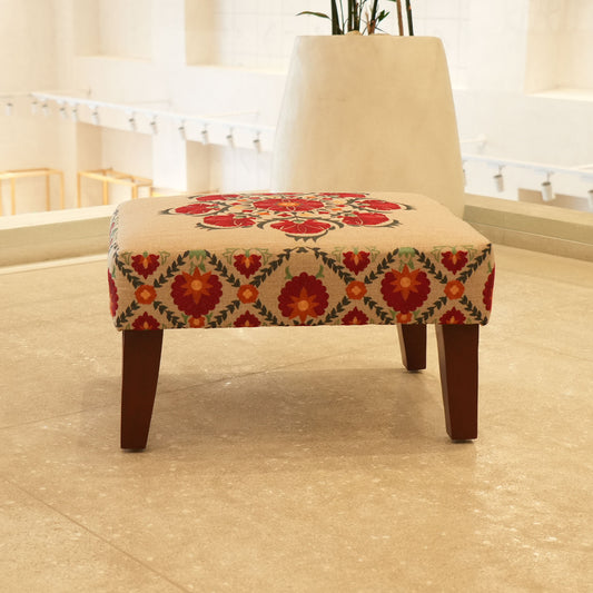 Suzani Foot Stool