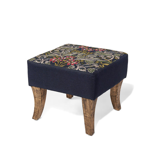 Blue Lily Stool