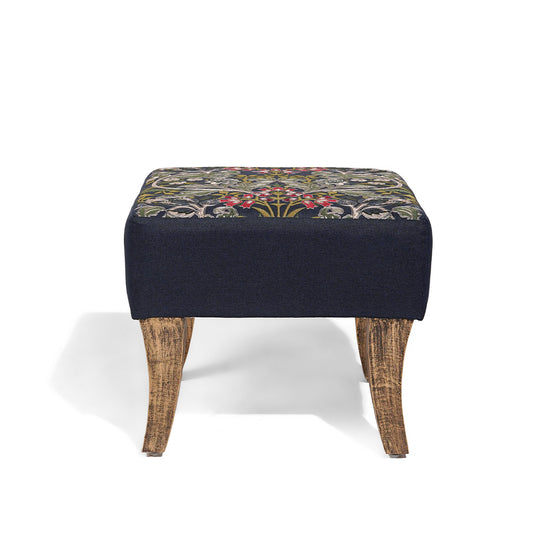 Blue Lily Stool