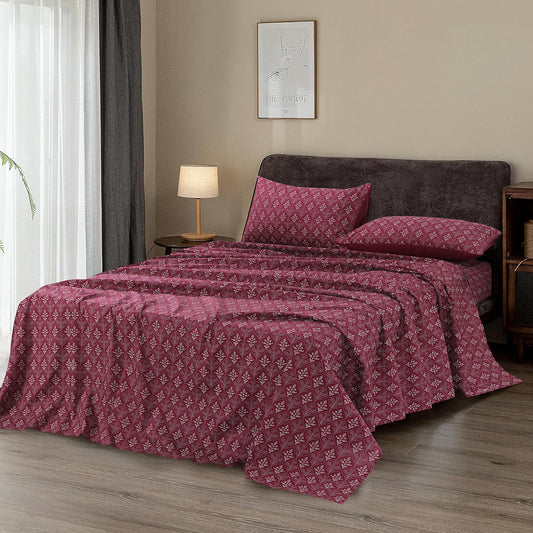 PRINTED BED SHEET SET