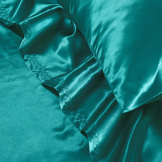SILK PLAIN BED SHEET SET