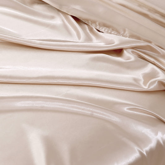 SILK PLAIN BED SHEET SET