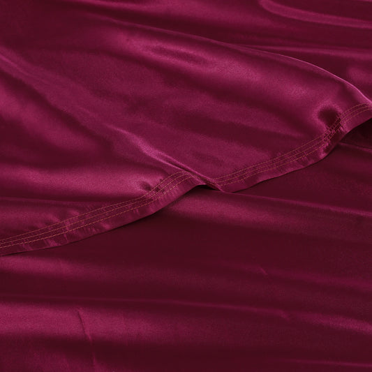 SILK PLAIN BED SHEET SET