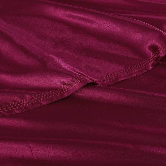 SILK PLAIN BED SHEET SET