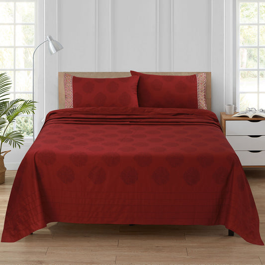 PRINTED BED SHEET SET