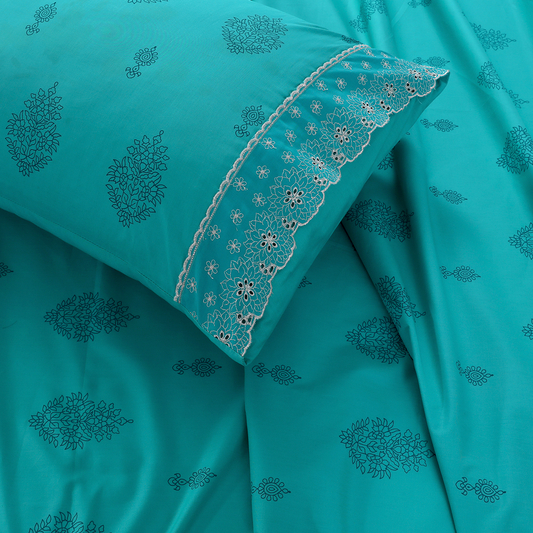 PRINTED BED SHEET SET