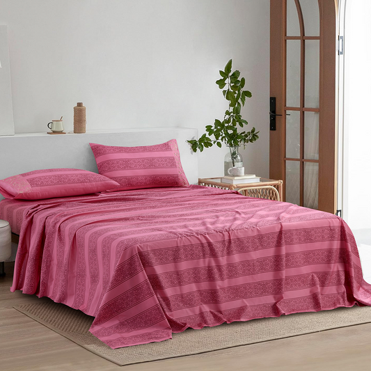 PRINTED BED SHEET SET