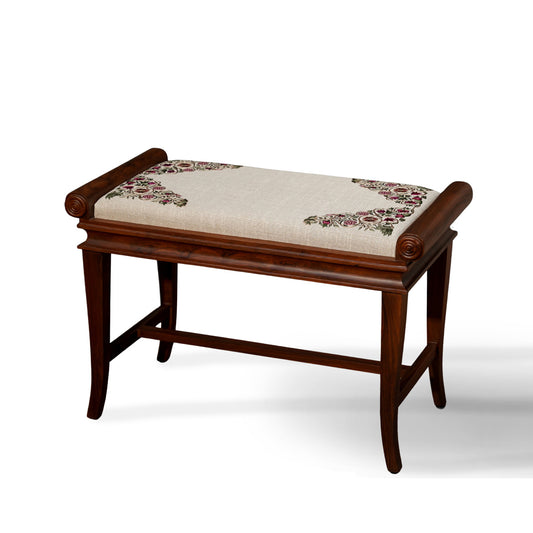 Floral Medallion Stool