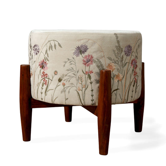 Botanical Meadow Round Stool