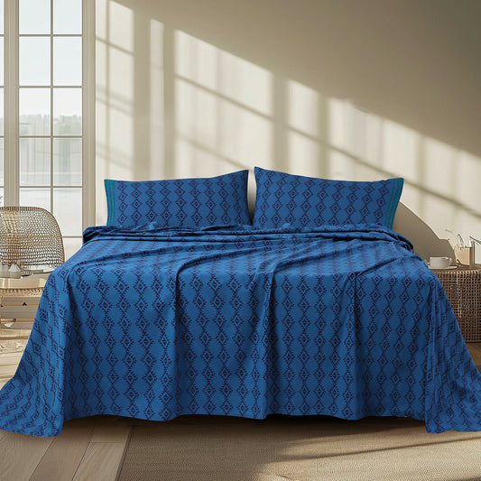 PRINTED BED SHEET SET