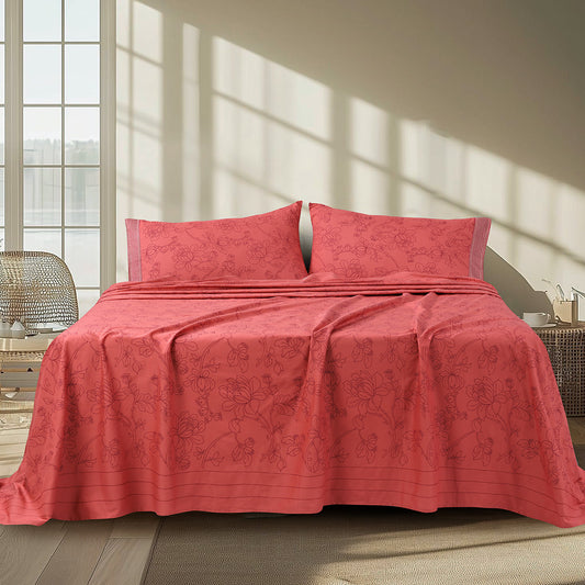 PRINTED BED SHEET SET