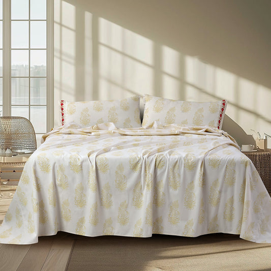 PRINTED BED SHEET SET