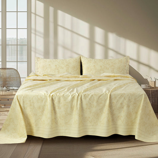 PRINTED BED SHEET SET