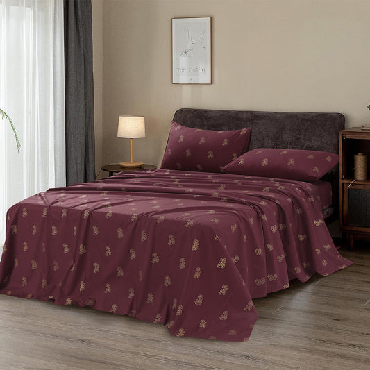 PRINTED BED SHEET SET