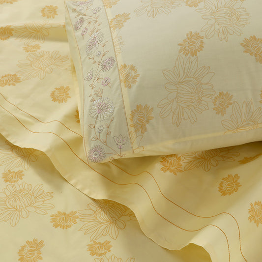 PRINTED BED SHEET SET