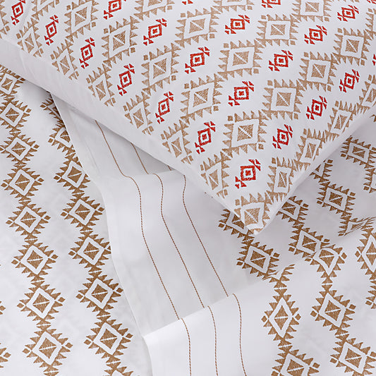 PRINTED BED SHEET SET