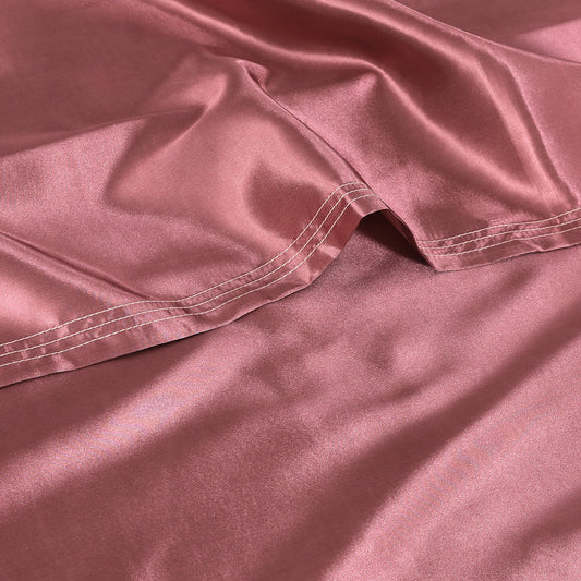 SILK PLAIN BED SHEET SET