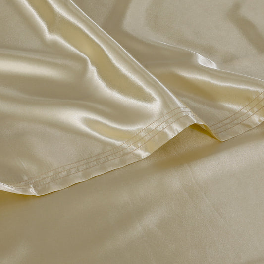 SILK PLAIN BED SHEET SET