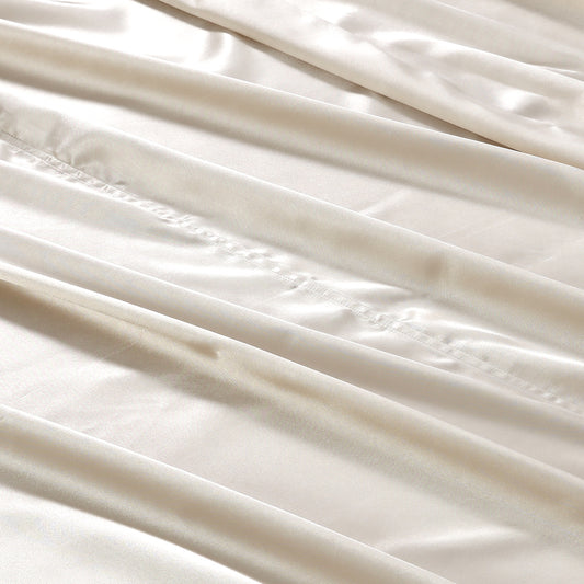SILK PLAIN BED SHEET SET